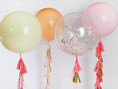 Tasseled Balloons